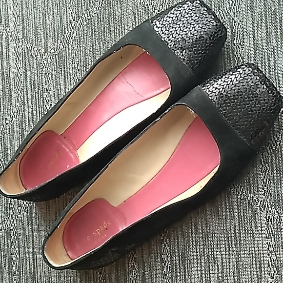 kate spade Shoes - Kate Spade sequins & suede flats
